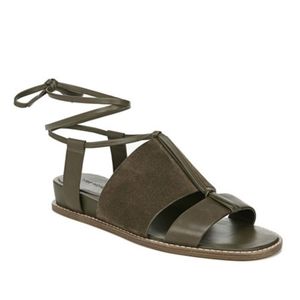 Vince. Suede Forster Olive Sandals